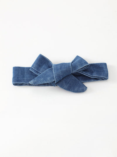 Conjunto Dos Piezas: Romper Denim con Volantes y Pañoleta - Image 5