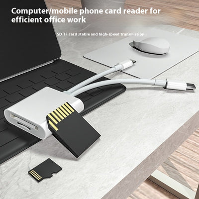 Adaptador Universal USB-C con Lector de Tarjetas de Memoria - Image 4