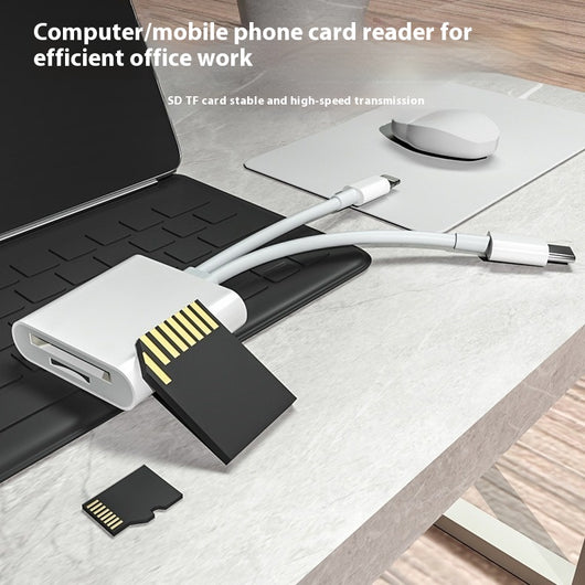 Adaptador Universal USB-C con Lector de Tarjetas de Memoria - Image 4