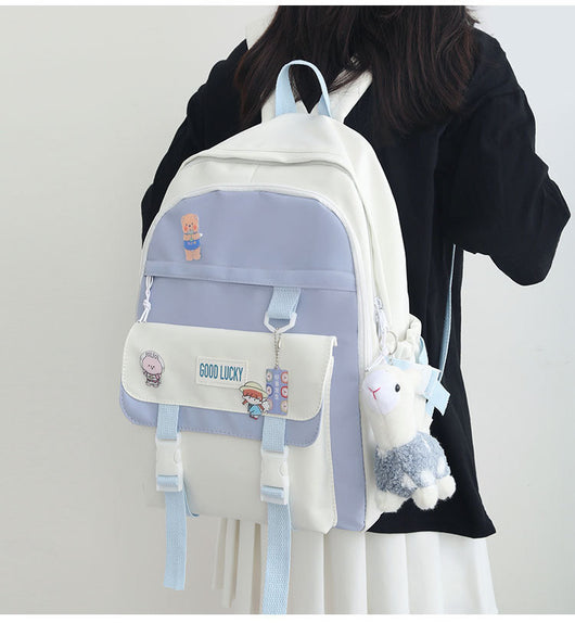 Mochila Escolar Minimalista para Adolescentes - Image 2