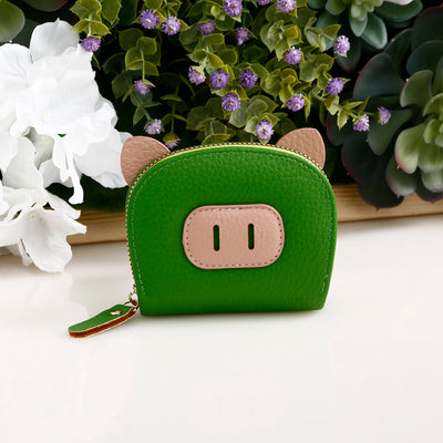 Monedero Compacto con Protección Antimagnética - Diseño Adorable de Cerdo - Image 6