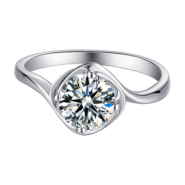 Anillo de Moissanita de 1 Quilate Fashion Bud - Image 3