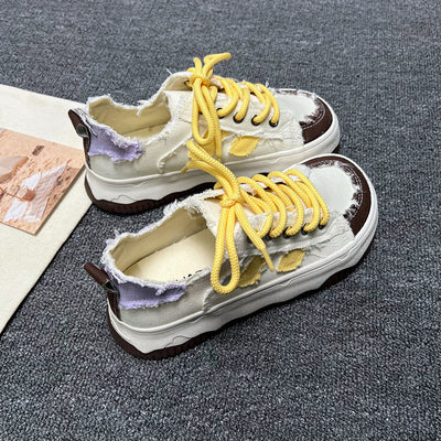 Zapatillas Plataforma Mango Head Blancas - Image 17