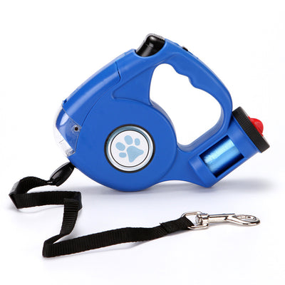 Correa Retráctil para Perro con Linterna y Dispensador de Bolsas - Image 5