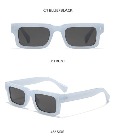 Gafas de Sol Retro Rectangulares Vintage para Hombre - Image 14