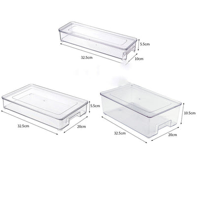 Caja Organizadora Refrigerador Transparente con Cajón - Conservación de Alimentos - Image 22