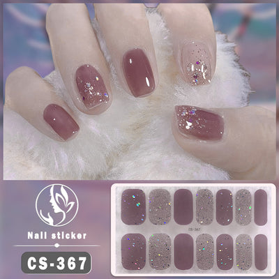 Uñas Postizas Impermeables de Color Sólido para Nail Art - Image 29