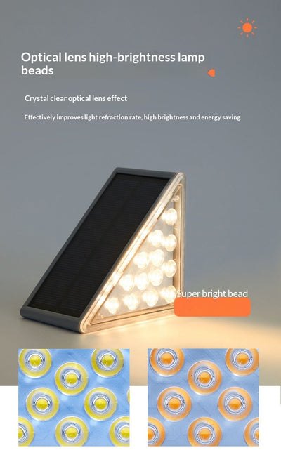 Luces Solares Triangulares para Exterior - Impermeables y Autónomas - Image 9