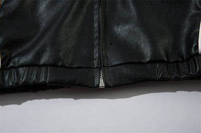 Chaqueta de Cuero para Hombre Estilo Rock Europeo y Americano - Diseño Motociclista - Image 15