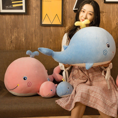 Peluche Ballena y Delfín Suave - Almohada Abrazable para Niños - Image 3