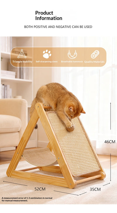 Árbol para Gatos de Madera Maciza Resistente y Fácil de Limpiar - Image 13