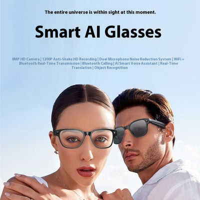 Gafas Inteligentes de Traducción AI con Bluetooth y Cámara Inalámbrica - Image 2