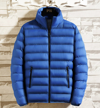 Chaqueta Acolchada de Invierno para Hombre - Corte Moderno y Cuello Alto - Image 8