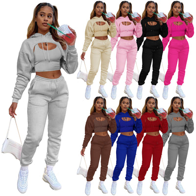 Sudadera con Cordones y Chaleco de Algodón - Conjunto 2 en 1 - Image 21