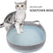 Cama Redonda de Mimbre para Gatos - Nido Donut Refrescante y Lavable