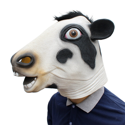 Máscara de Vaca de Látex para Fiesta de Halloween - Image 6