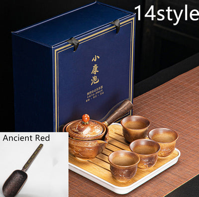 Juego de Té Xiaoyao con Tetera Giratoria 360° - Image 40