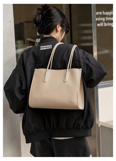 Bolso Tote de Cuero Genuino para Mujer - Bolsa Commuter de Gran Capacidad - Image 12
