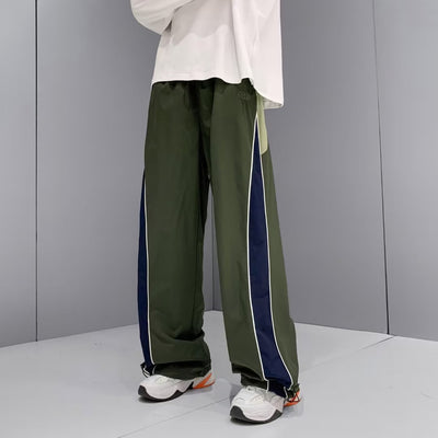Pantalones Escolares Clásicos con Rayas Laterales para Hombre - Image 5