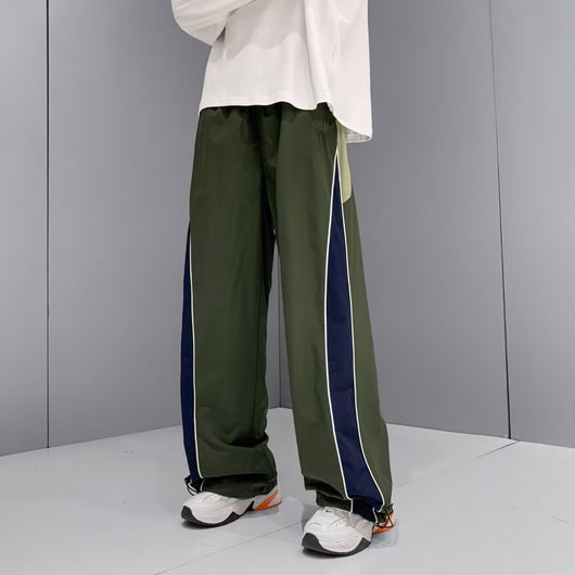 Pantalones Escolares Clásicos con Rayas Laterales para Hombre - Image 5