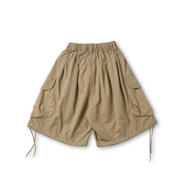 Pantalones Cortos Cargo Multibolsillos en Colores Sólidos para Hombre