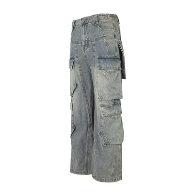Pantalones Cargo Vaqueros Multibosillo para Hombre - Image 10