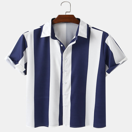 Camisa Casual de Manga Corta para Hombre