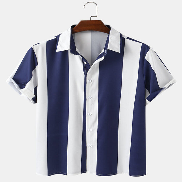 Camisa Casual de Manga Corta para Hombre