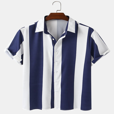 Camisa Casual de Manga Corta para Hombre