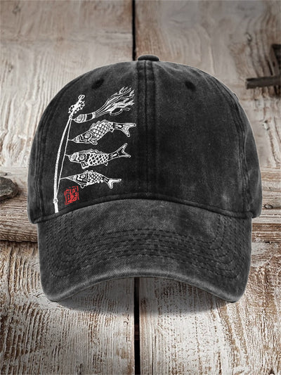 Gorra de Algodón Estampada Efecto Vintage Desgastado para Hombre - Image 29