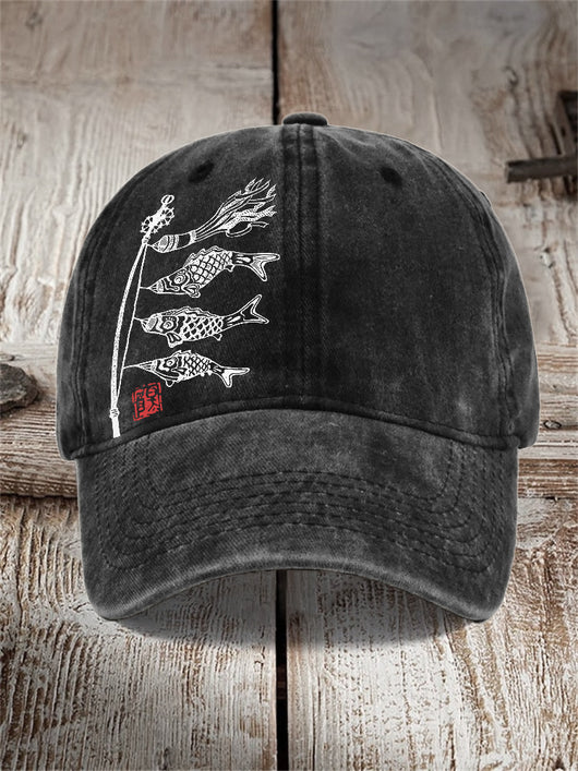 Gorra de Algodón Estampada Efecto Vintage Desgastado para Hombre - Image 29