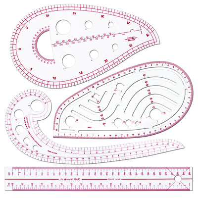 Set de 4 Reglas Multifuncionales para Confección y Costura - Image 5