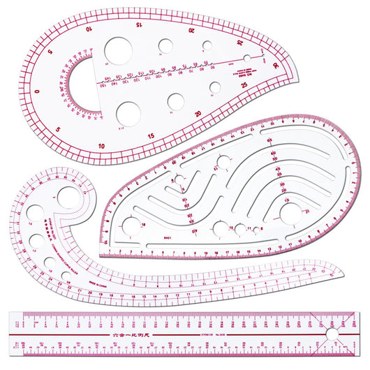 Set de 4 Reglas Multifuncionales para Confección y Costura - Image 5