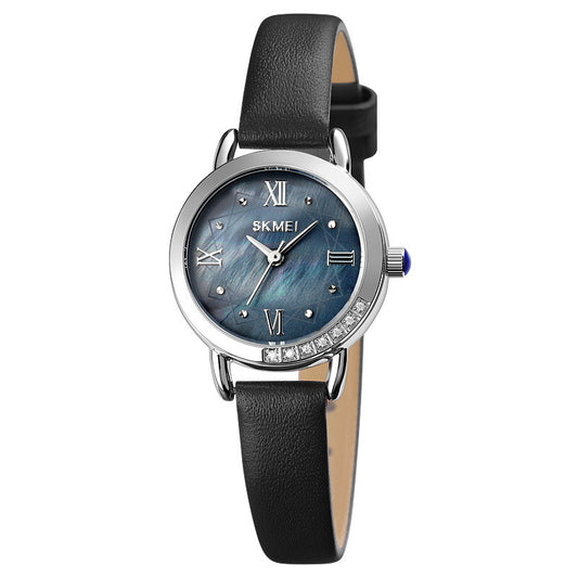 Reloj de Dama Cuarzo con Madreperla - Elegancia Atemporal - Image 2