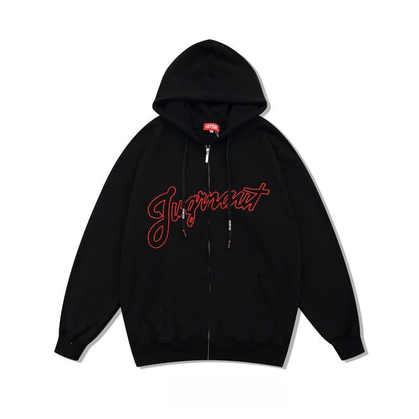 Sudadera con Capucha Pareja Letras Bordadas Diseño Minimalista