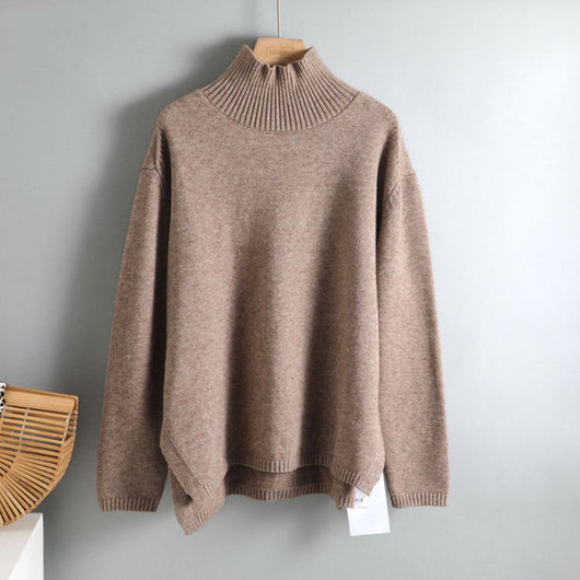 Suéter Oversize Básico para Otoño e Invierno - Image 12