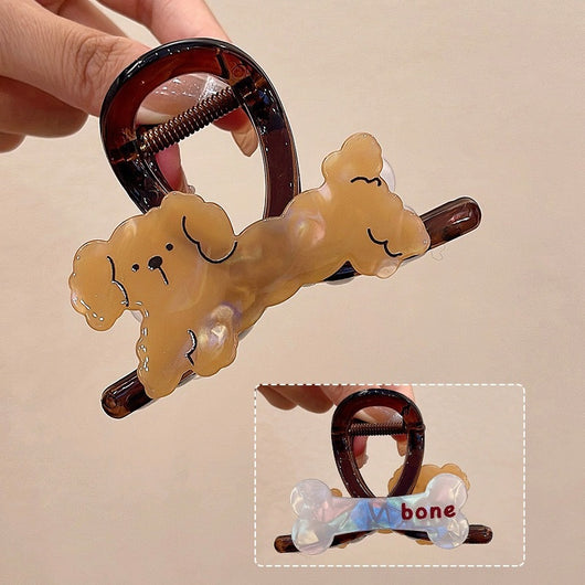 Pinza para Cabello Estilo Cachorro Adorable - Recogido Elegante - Image 4