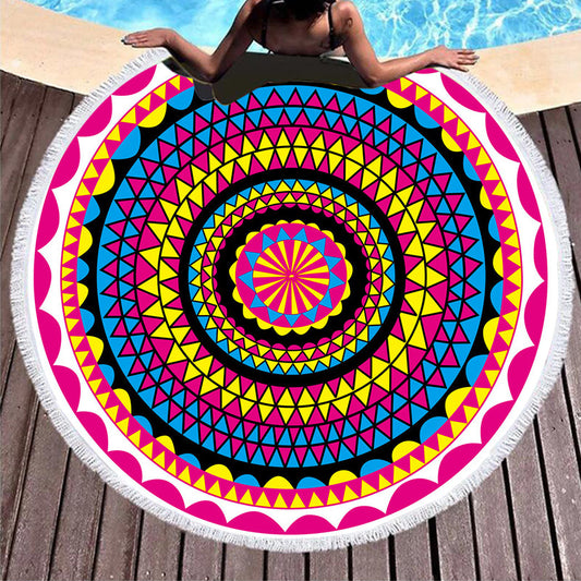 Toalla de Playa Absorbente con Diseño Estampado - Image 2