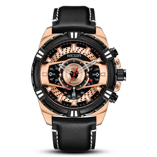 Reloj de Cuarzo en Cuero para Hombre - Deportivo y Elegante - Image 9
