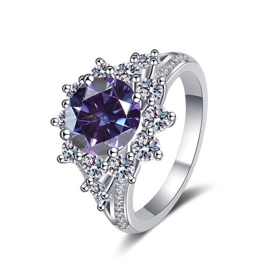 Anillo de Plata 925 con Moissanita de 3 Quilates - Lujo Asequible para Mujer - Image 11