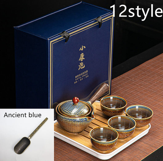 Juego de Té Xiaoyao con Tetera Giratoria 360° - Image 46