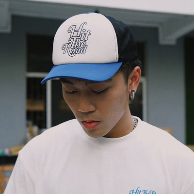Gorras Retro Azul y Blanco a Juego - Accesorios de Pareja Tendencia Nacional - Image 6