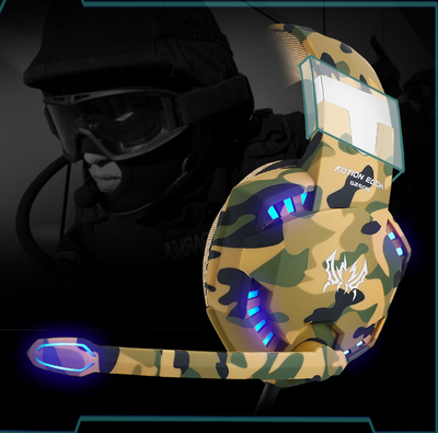 Auriculares Gaming Camuflaje Profesional - Image 6