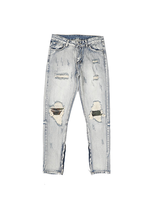 Jeans Camuflado Desgastado con Parches Estilo Urban - Image 6
