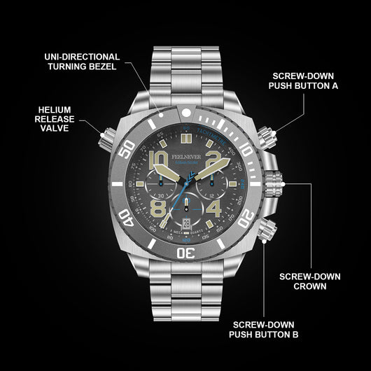 Reloj Mecánico para Hombre Profesional Luminoso Resistente al Agua - Image 5