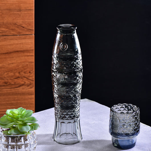 Vasos Apilables de Vidrio con Diseño Koi - Image 5