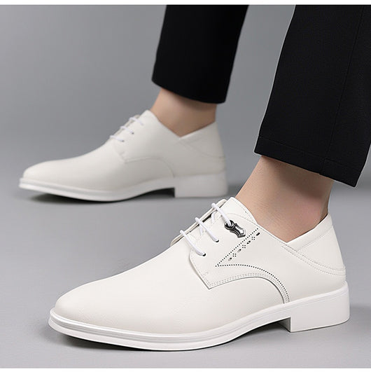 Zapatos de Vestir Ejecutivos en Cuero Suave con Punta Pronunciada - Image 13