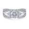 925 Sterling Plateado Ring Women Host 5US