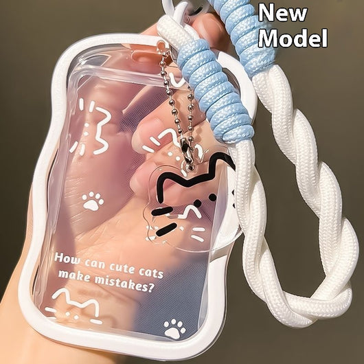 Funda Protectora para Carnet Estudiantil con Diseño Minimalista Gato - Image 2