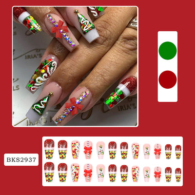 Uñas Decorativas Copo de Nieve - Diseño Navideño SMD - Image 6